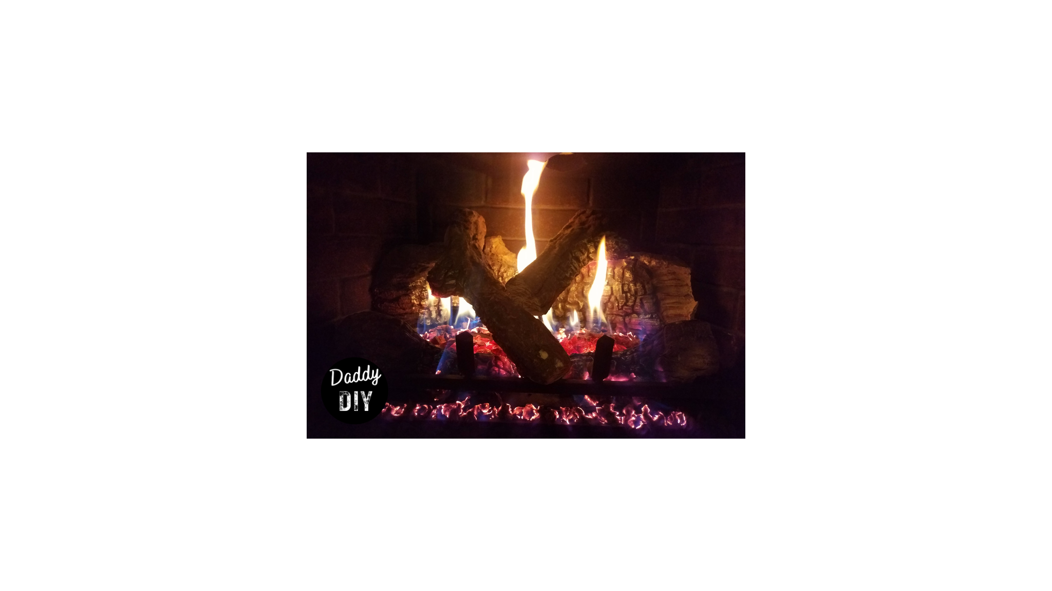 Read more about the article Fireplace Glow-Up: Transform Your Gas Log DIY-style with Glowing Embers and Lava Rocks