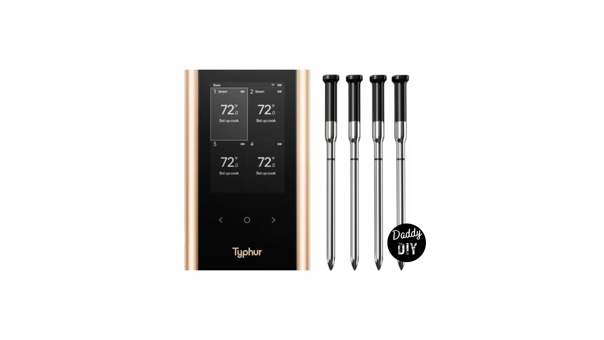 Read more about the article Typhur Sync Gold Wireless WiFi Meat Thermometer (Quad Probe) My Honest First Look